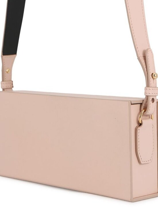 Fendi Shoulder Bag Box Oriental Logo Leather 2-Way - Picture 2 of 10